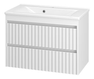 Подвесная тумба под раковину Brevita Balaton BAL-06080-01-01П2Я 80см белый